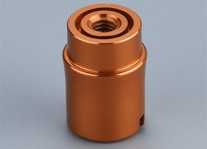 假肢五金配件加工件-手动螺母氧化铝件